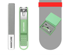 Load image into Gallery viewer, Germany nail clipper set a full set of new high-grade men and women on special nails cut nail clippers pedicure tool boxes