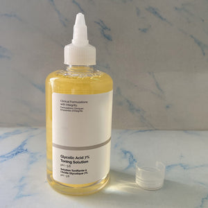 Facial Skin Care Glycolic Acid 7% Toning Solution PH 3.6 Lackluster Toner 240ML