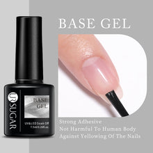 Load image into Gallery viewer, UR SUGAR 7.5ml Thermal Ultra-thin Glitter Gel Soak Off UV Gel Color-chaging Snowflake Temperature Color Change Nail Art Varnish