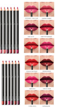 Load image into Gallery viewer, 6 12Pcs/Set Waterproof Pencil Lipstick Set Pen Matte Lip Liner Long Lasting Makeup Pens Easy to Wear Non-stick Cup карандаш для