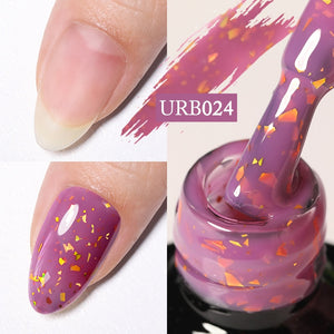 UR SUGAR 7ml Gold Glitter Gel Nail Polish Platinum Shining Mineral Sequins Soak Off UV LED Gel Nail Semi Permanent Manicure