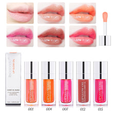 Load image into Gallery viewer, Crystal Jelly Moisturizing Lip Oil Plumping Lip Gloss Makeup Sexy Plump Lip Glow Oil Tinted Lip Plumper 6ml 1 Piece