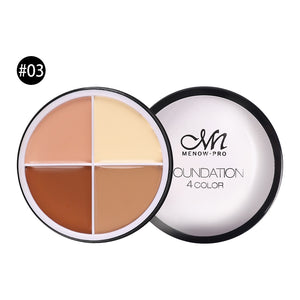 4 Colors Makeup Concealer Palette Waterproof Moisturizing Face Contour Bronzer Make Up Face Foundation Cream Concealer