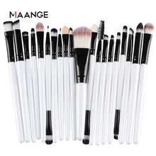 Load image into Gallery viewer, MAANGE 3/20 Pcs Makeup Brush Set Pro Eyeshadow Blending Foundation Powder Eyebrow Brush Double Head Brush Beauty Make Up Kits