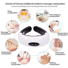 Load image into Gallery viewer, Electric Neck Massager &amp; Pulse Back 6 Modes Power Control TENS Heating Cervical Pain Relief Tool Health Care Relaxation Machine