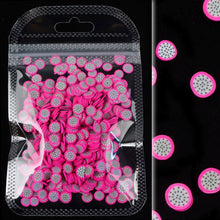 Load image into Gallery viewer, Mixed 3D Fruit Slices Sticker Polymer Clay DIY Designs Slice Lemon Nail Art Sliders Nails Art Decors Women Nail Tips Manicure