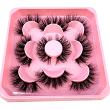 Load image into Gallery viewer, 2022 New 5 pairs natural false eyelashes fake lashes long makeup 3d mink lashes eyelash extension mink eyelashes short eyelashes