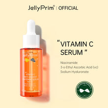 Load image into Gallery viewer, JellyPrim Vitamin C Skin Care Serum For Face Glowing Hyaluronic Acid Fade Acne Marks Moisturizing Facial Sun Spots Whiten Serum