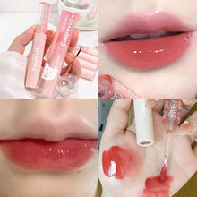 Load image into Gallery viewer, Cherry Pink Lip Plumper Gloss Crystal Jelly Oil Lip Tint Korean Long-lasting Waterproof Lipstick Lips Plumper Extreme Wholesale