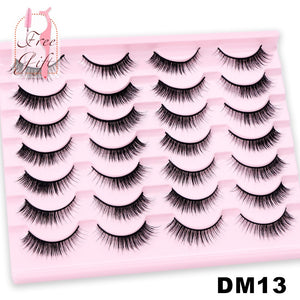 AYRMILLA Natural False Eyelashes 5/10/14Pairs Dramatic 3D Mink Lashes Thick Fake Eyelash Extension Faux Cils Makeup maquiagem