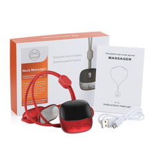 Load image into Gallery viewer, Micro-current Cervical Spine Massager Electric Neck Massager Smart TENS+EMS Portable Hot Compress Shoulder and Neck Massager