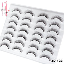 Load image into Gallery viewer, AYRMILLA Natural False Eyelashes 5/10/14Pairs Dramatic 3D Mink Lashes Thick Fake Eyelash Extension Faux Cils Makeup maquiagem