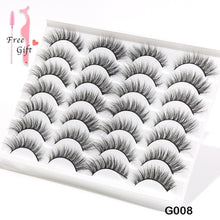 Load image into Gallery viewer, AYRMILLA Natural False Eyelashes 5/10/14Pairs Dramatic 3D Mink Lashes Thick Fake Eyelash Extension Faux Cils Makeup maquiagem