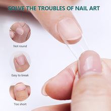 Load image into Gallery viewer, NAILPOP 120pcs False Nails Acrylic Press on Nails Coffin Artificial Nails Clear Fake Nail Tips for Extension Manicure Tool