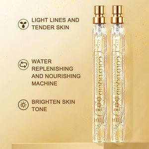 24K Gold Face Serum Active Collagen Silk Thread Facial Essence Anti-Aging Smoothing Firming Moisturizing Hyaluronic Skin Care