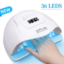 Load image into Gallery viewer, Led Lamp For Nails Uv Nail Drying Light For Gel Nail Manicure Polish Cabin Lamps Dryer Machine Nails Equipment Professional
