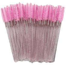 Load image into Gallery viewer, Eyelash Extension Disposable Eyebrow brush Mascara Wand Applicator Spoolers Eye Lashes Cosmetic Brushes Set makeup tools