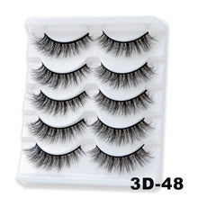 Load image into Gallery viewer, 5/10Pairs 3D Mink Lashes Natural Eyelashes Dramatic False Eyelashes Faux Cils Makeup Wholesale Fake Eyelash Extension maquiagem
