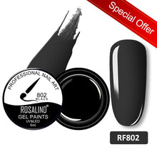 Load image into Gallery viewer, ROSALIND Gel Nail Polish Glitter Paint Hybrid Varnishes Shiny Top Base Coat For Nails Set Semi Permanent For Manicure Nail Art