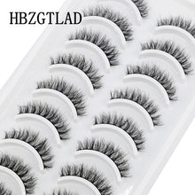Load image into Gallery viewer, 41 Styles 10 pairs natural long 3D mink false eyelashes fake lashes makeup kit Mink Lashes extension eye lashes short eyelashes