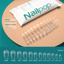 Load image into Gallery viewer, NAILPOP 120pcs False Nails Acrylic Press on Nails Coffin Artificial Nails Clear Fake Nail Tips for Extension Manicure Tool