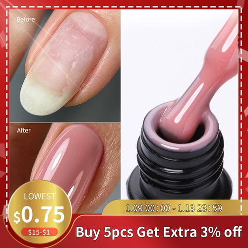 LILYCUTE 5ml Quick Extension Gel Construct Hard Gel Semi Permanent UV LED UV Gel Nail Art Design Faux Ongles Nails Accesorios