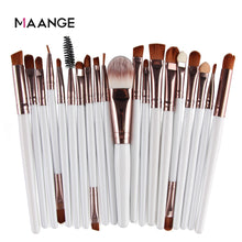 Load image into Gallery viewer, MAANGE 3/20 Pcs Makeup Brush Set Pro Eyeshadow Blending Foundation Powder Eyebrow Brush Double Head Brush Beauty Make Up Kits