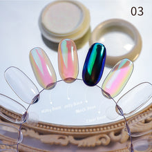Load image into Gallery viewer, 1Box Nail Mirror Glitter Powder Metallic Colorful Dust Metal Effect Nail Glitter Gold Nail Art UV Gel Polish Chrome Flakes Dust