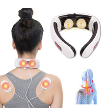 Load image into Gallery viewer, Electric Neck Massager &amp; Pulse Back 6 Modes Power Control TENS Heating Cervical Pain Relief Tool Health Care Relaxation Machine