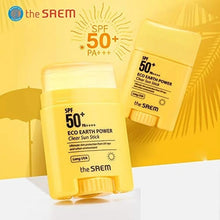 Load image into Gallery viewer, THE SAEM Eco Earth Power Clear Sun Stick 16g SPF50+ PA+++Sunscreen Whitening Cream Sunblock Skin Protective Korea Care Cosmetics