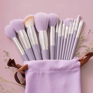 13Pcs A Set Soft Fluffy Makeup Brushes For Cosmetics Foundation Blush Powder Eyeshadow Kabuki Blending Makeup Brush Beauty Tools