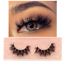 Load image into Gallery viewer, FOXESJI Makeup Eyelashes 3D Mink Lashes Fluffy Soft Wispy Natural Cross Lash Extension Reusable Fake Lashes Mink False Eyelashes
