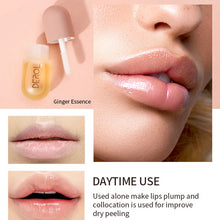 Load image into Gallery viewer, Day Night Instant Volume Lips Plumper Oil Moisturizing Repairing Reduce Lip Fine Line Serum Cosmetic Sexy Lip Gloss Makeup