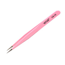 Load image into Gallery viewer, Makeup Professional Eyelash Tweezers 3D Volume Eyelash Extension Tweezer Fan Lash Eyebrow Tweezers VETUS Excellent Closure