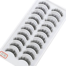 Load image into Gallery viewer, 41 Styles 10 pairs natural long 3D mink false eyelashes fake lashes makeup kit Mink Lashes extension eye lashes short eyelashes