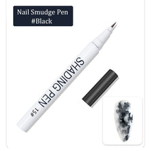 Load image into Gallery viewer, 1 Pc Nail Art Graffiti Pen Black Color UV Gel Polish Design Dot Painting Detailing Pen Brushes DIY Nail Art Adorn Tools