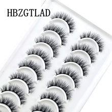 Load image into Gallery viewer, NEW 10 Pairs Natural False Eyelashes Fake Lashes Long Makeup 3d Mink Lashes Extension Eyelash Mink Eyelashes for Beauty 54