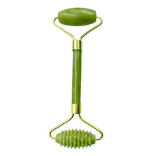 Load image into Gallery viewer, Natural Jade Roller Guasha Skin Scraper Facial Set Facial Stone Firming Face Anti-Aging Puffy Eyes Massager Neck Anti Wrinkle