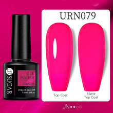 Load image into Gallery viewer, UR SUGAR 7.5ml Thermal Ultra-thin Glitter Gel Soak Off UV Gel Color-chaging Snowflake Temperature Color Change Nail Art Varnish