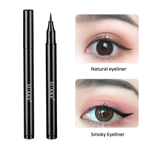 Waterproof Quick Dry Liquid Eyeliner Sweatproof Anti-oil Smudge-Proof Long-lasting Black Eyeliner Pencil Beauty Eyes Makeup Tool