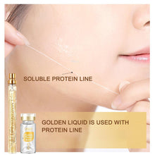 Load image into Gallery viewer, 24K Gold Face Serum Active Collagen Silk Thread Facial Essence Anti-Aging Smoothing Firming Moisturizing Hyaluronic Skin Care