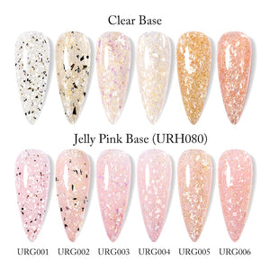 UR SUGAR 7ml Gold Glitter Gel Nail Polish Platinum Shining Mineral Sequins Soak Off UV LED Gel Nail Semi Permanent Manicure