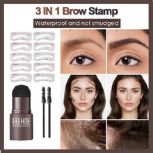 Load image into Gallery viewer, One Step Shaping Kit Stamp Set Professional 2024 Perfect Eyebrow Mold Waterproof Makeup For Women Brow Template Make Up Shade