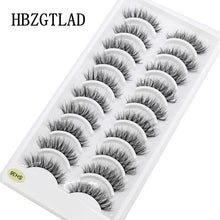 Load image into Gallery viewer, NEW 10 Pairs Natural False Eyelashes Fake Lashes Long Makeup 3d Mink Lashes Extension Eyelash Mink Eyelashes for Beauty 54