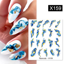 Load image into Gallery viewer, Harunouta 1 Sheet Nail Water Decals Transfer Lavender Spring Flower Leaves Nail Art Stickers Nail Art Manicure DIY