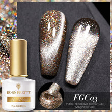 Load image into Gallery viewer, BORN PRETTY 7ml 9D Laser Cat Magnetic Gel Nail Gel Pink Magnetic Gel Soak Off UV LED Nail Varnish UV Gel Need Pink Nude Base