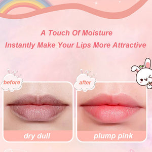 Kawaii Honey Peach Lip Oil Long Lasting Non-sticky Repair Moisturizing Hydrating Lip Tint Lip Plumper Lip Care Serum