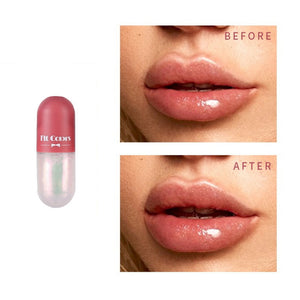 Day Night Instant Volume Lips Plumper Oil Moisturizing Repairing Reduce Lip Fine Line Serum Cosmetic Sexy Lip Gloss Makeup