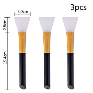 10PCS Soft Cosmetic Makeup Brush DIY Mask Brushes Foundation Skin Face Care Tool Acrylic-Handle Gel Cosmetic Beauty Tools