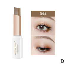 Load image into Gallery viewer, Double Color Glitter Eye shadow Stick Matte Eyeshadow Makeup Waterproof Bicolor Shimmer Cosmetics Beauty Makeup Tool